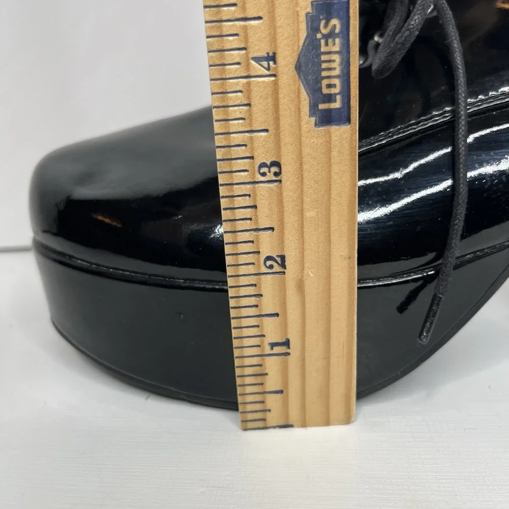Ellie 1031 Disco Platform Men's Shoes Black Patent 3